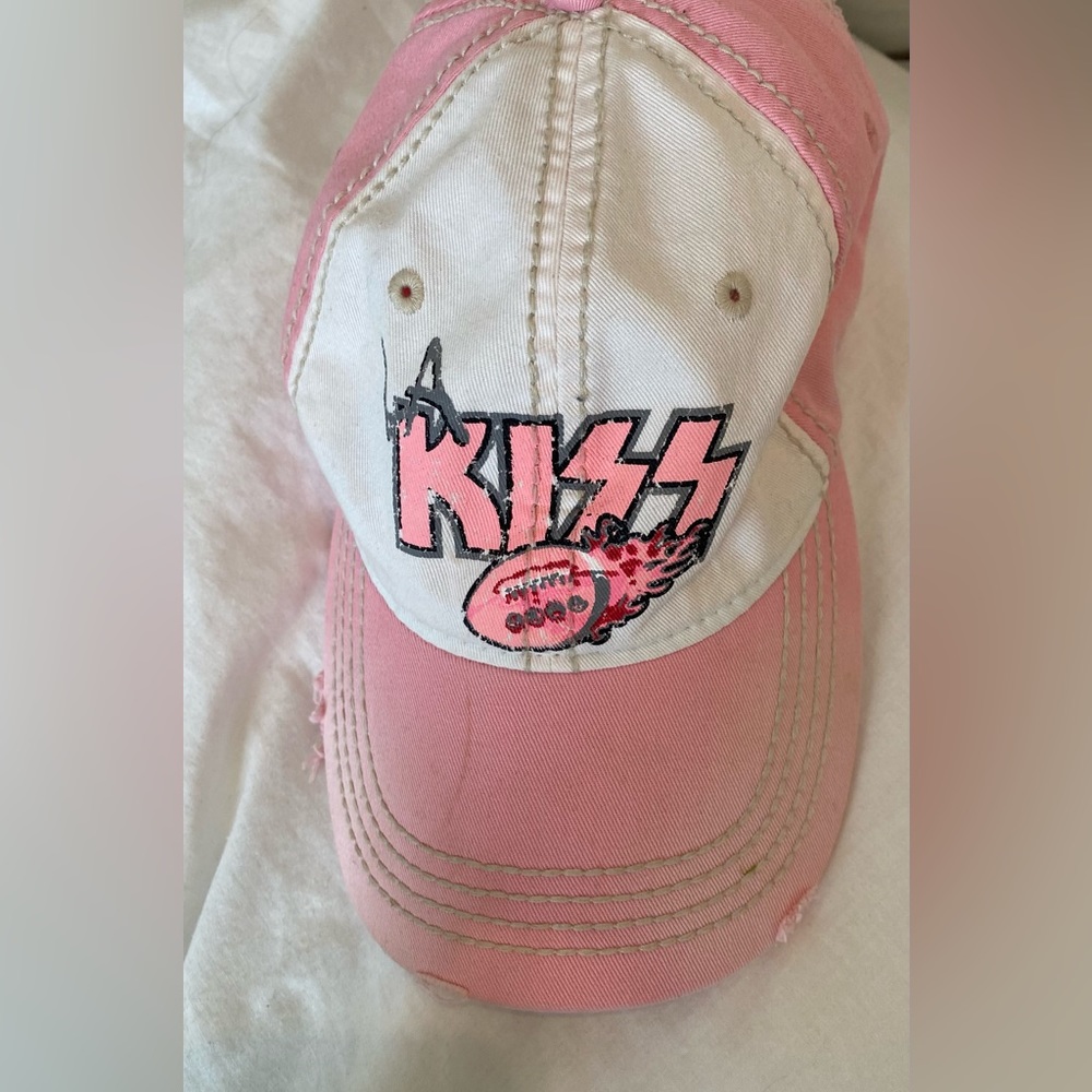 Distressed Pink LA Kiss hat